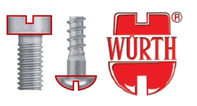 Tornillos del logo Würth
