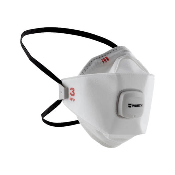 Mascarilla respiratoria FFP3 con válvula Würth