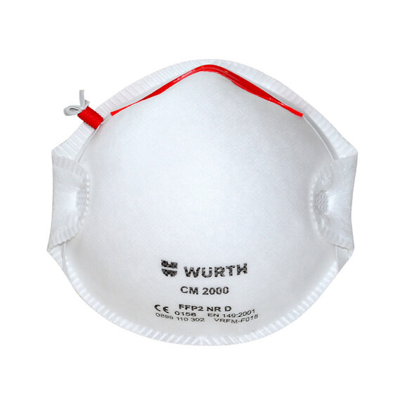 Mascarilla respiratoria desechable FFP2 Würth
