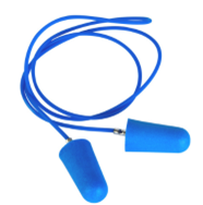 Tapones auditivos con inserción metálica detectable