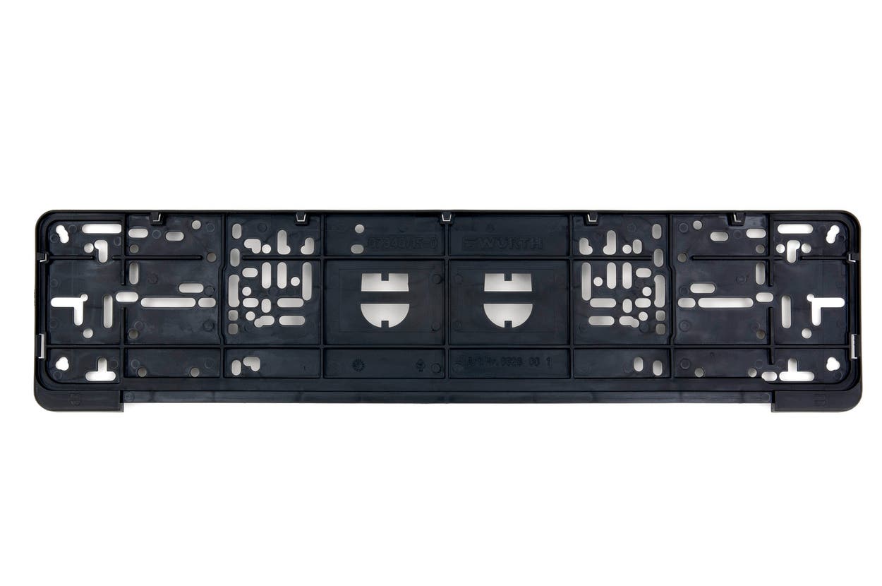 Soporte para matrícula, base