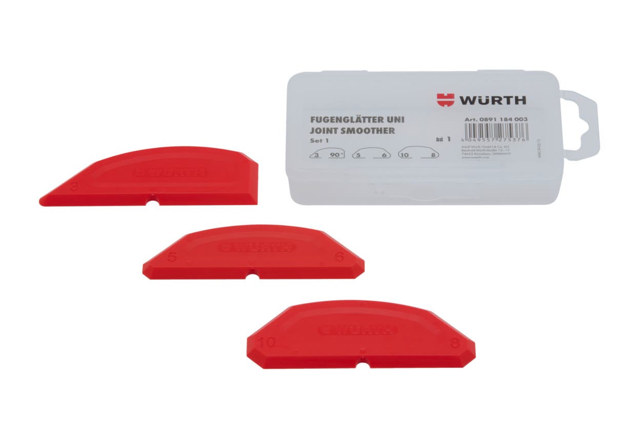 Joint smoother assortment/set