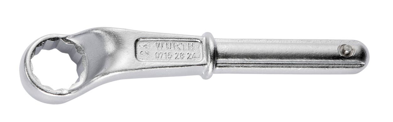 Llave estrella refor. de 1 boca, métrica