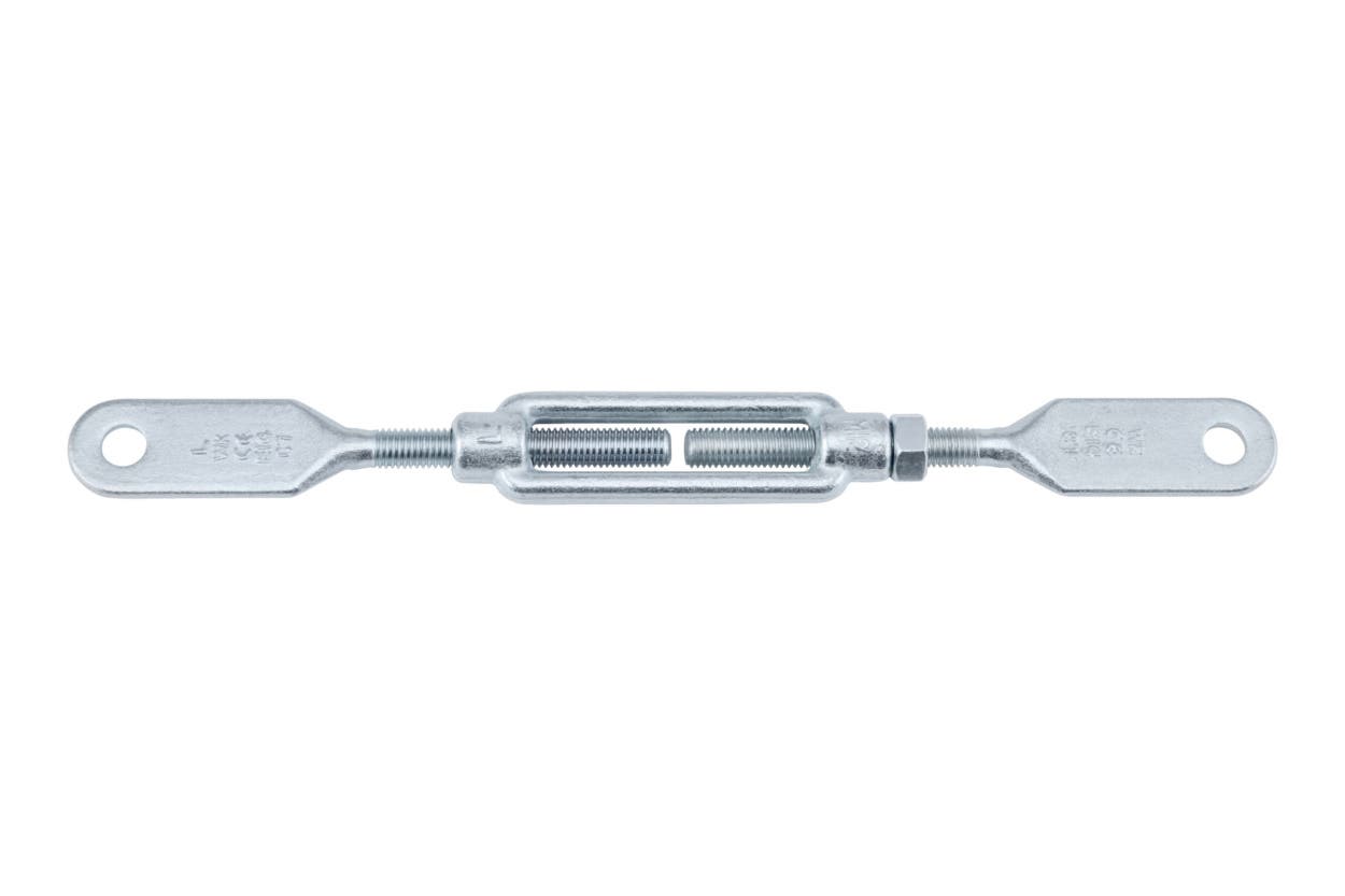 Tensor con tornillos planos de aleta
