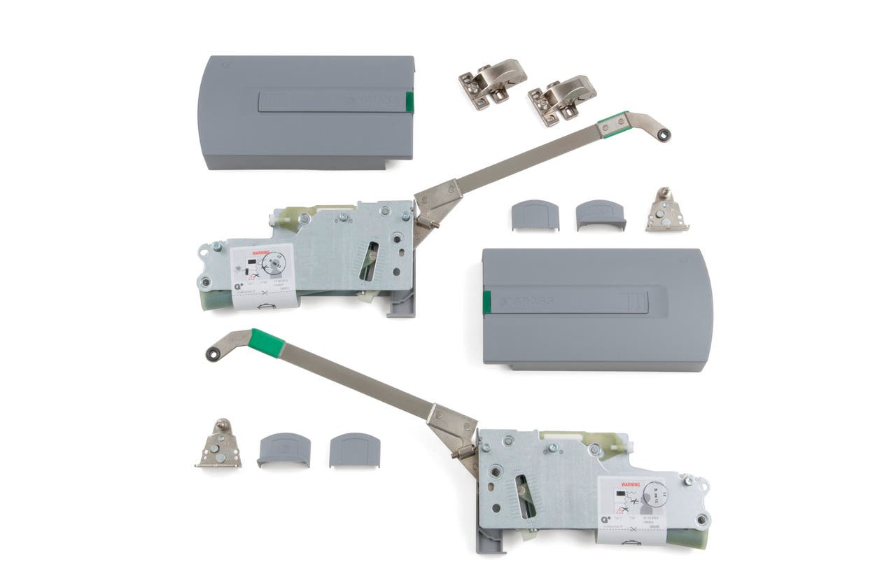 Herraje de tapa plegable