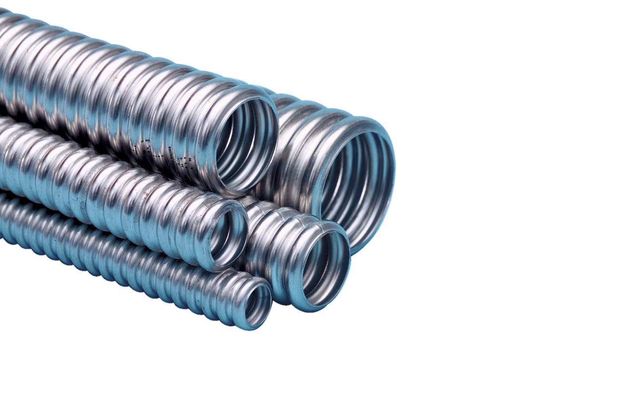 Tubos corrugados acero inox., sistema