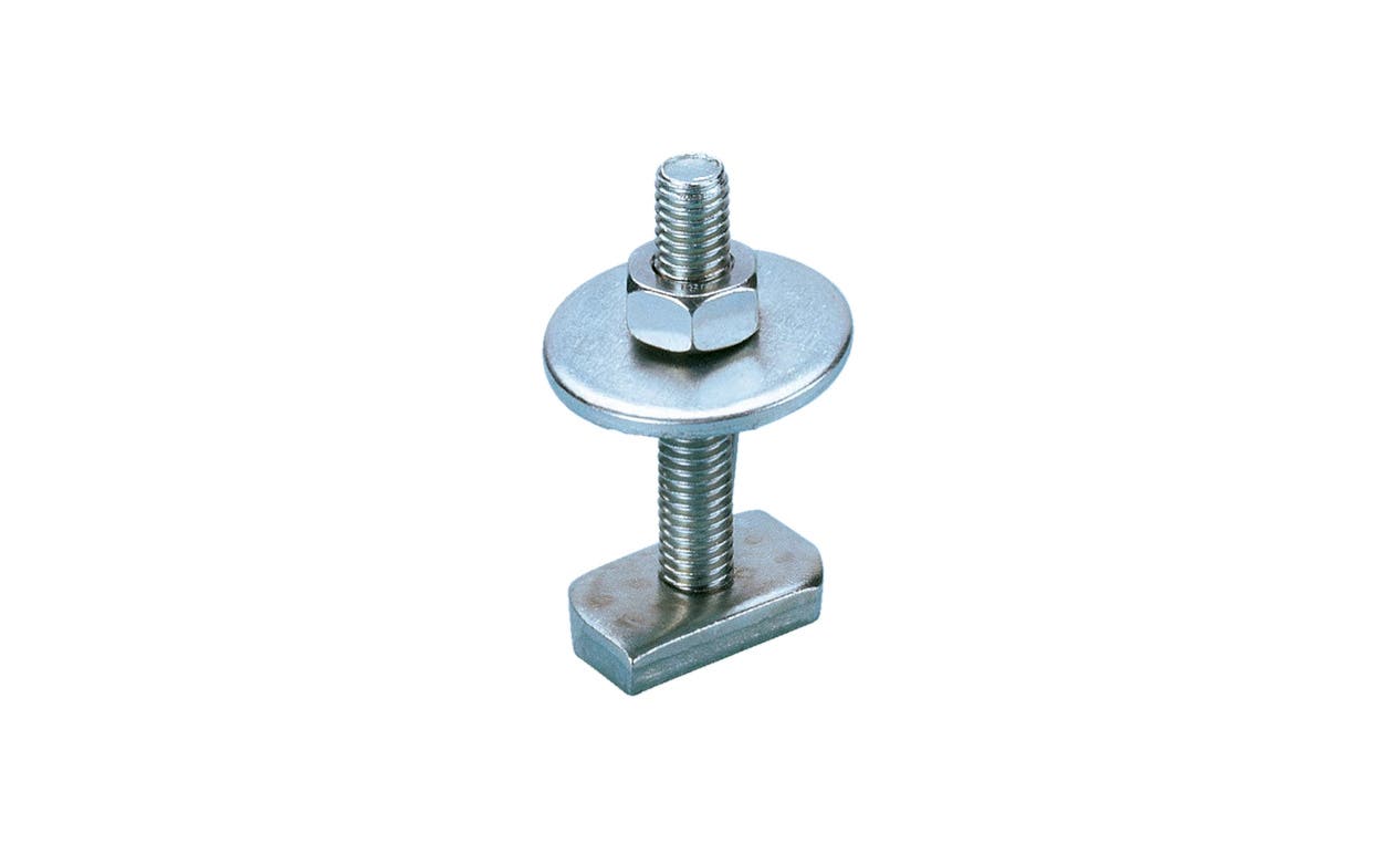 Tornillo cabeza martillo, instal. tubos