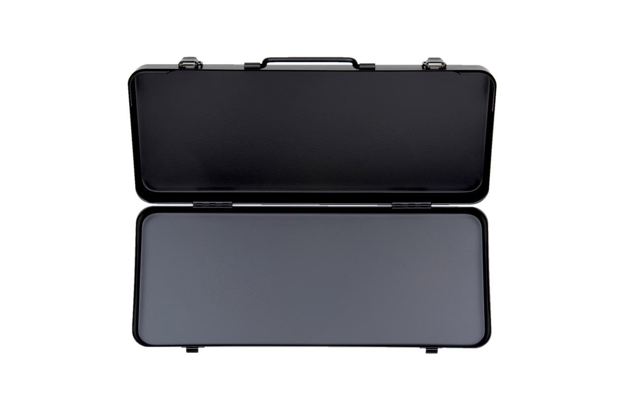 Caja metálica, surtidos herram. de mano