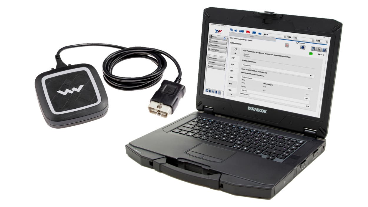 Software de diagnóstico de vehículo comercial